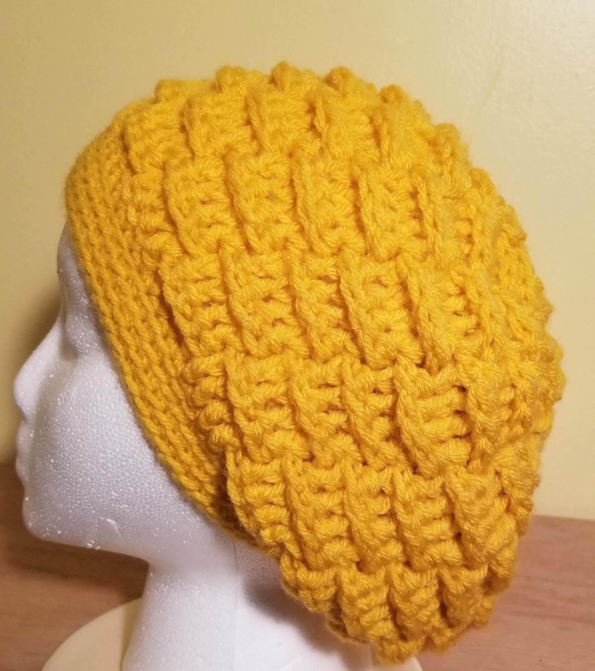 Bulky Crochet Hat Pattern for a warm and toasty head