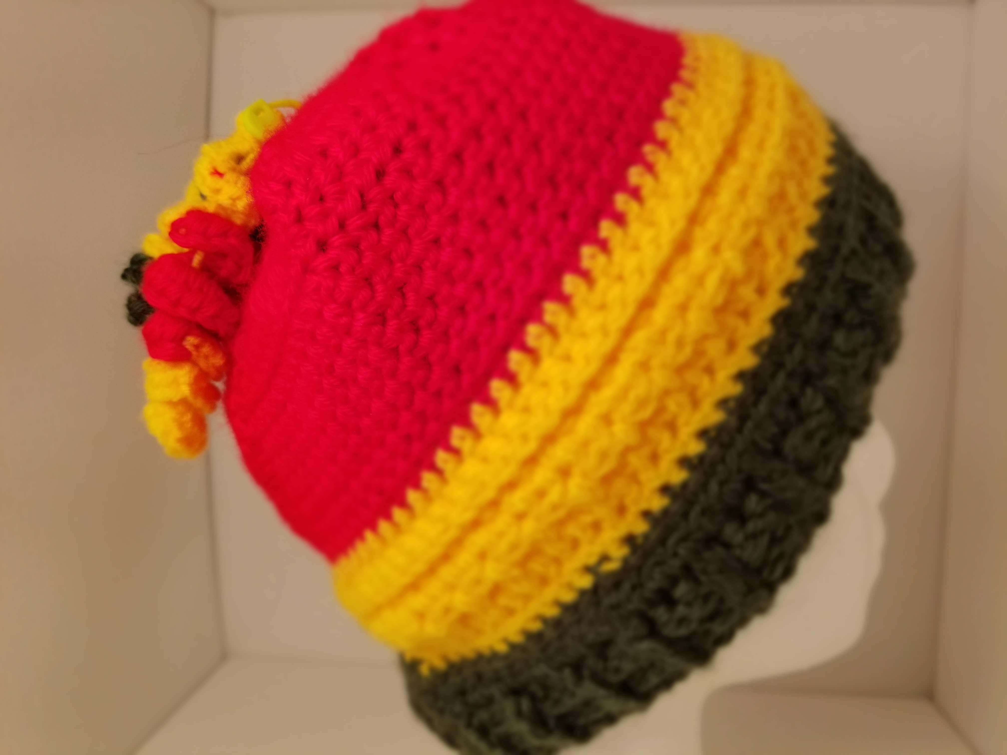 Ravelry: Kansas City Chiefs Beanie pattern by Price Crochet Creations